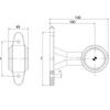 White and Red LED Marker Lamp 12V 24V Straight Side Marker Lamp - Ft-009B Led