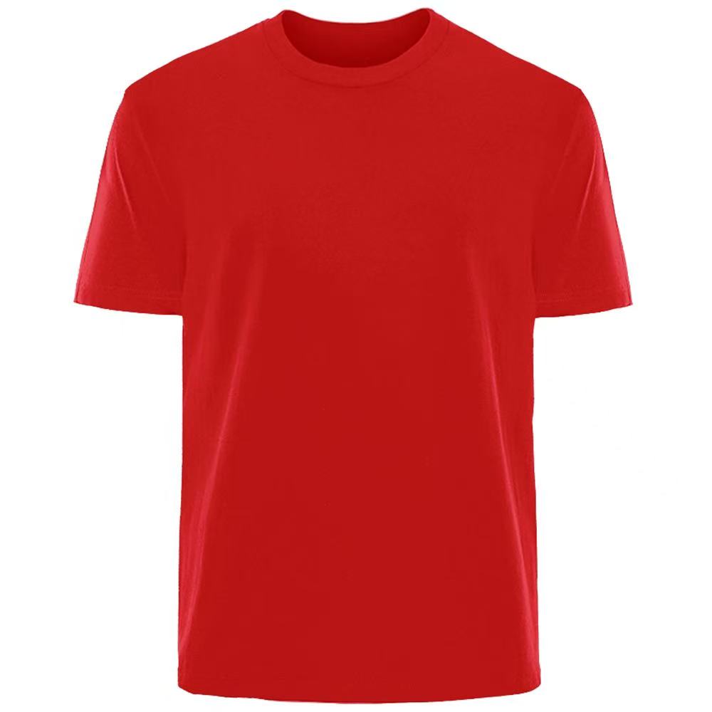 Letní móda trend čistá bavlna jednobarevná čistě bílá čistě černá poloviční rukáv krátký rukáv tričko pánské pár kulatý výstřih volné