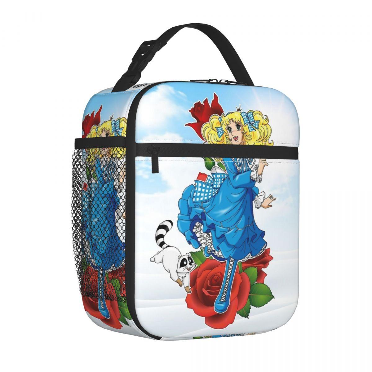 Candy Candy & Klin Winter Anime Insulated Lunch Bag Cooler Bag Reusable Leakproof Tote Lunch Box Bento Pouch College Outdoor One Size