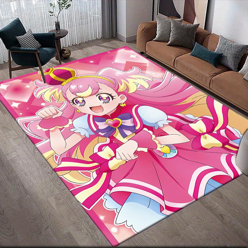 Pretty Cure Chibi Cute Area Rug, Pretty Cure Fan Soft Carpet, Great Gift.chl 60x90cm