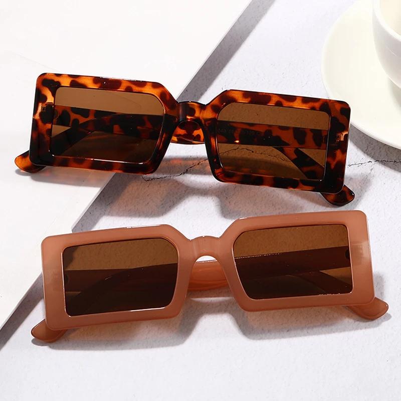 Retro Shades Square Sunglasses Woman Jelly Colors Small Frame Sun Glasses Female Fashion Brand Designer Vintage