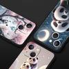 Baby Panda Phone Case Cover for iPhone 17 16 15 14 13 12 Pro Max 11 Pro Max 17 AIR Plus Shockproof Soft TPU Shell Fundas Capas