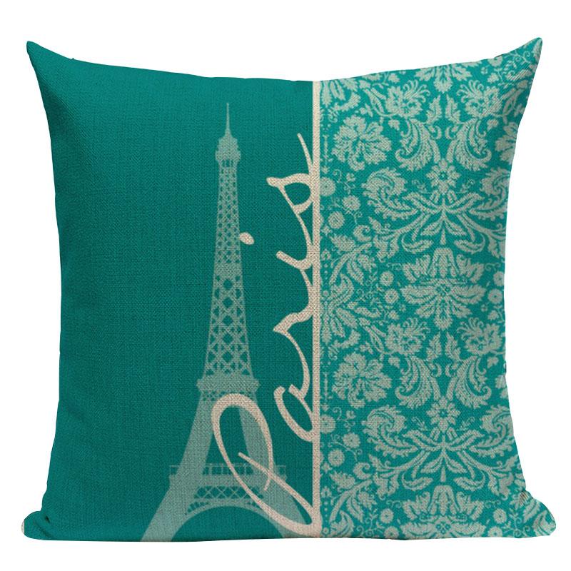 London decorative Printed Throw Pillows home cushions covers London Bridge paris  Eiffel Tower cushion Dropshipping cushion