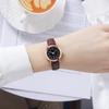 Vintage Korean Style Womens Quartz Watch With Leather Strap For Casual Fashion
