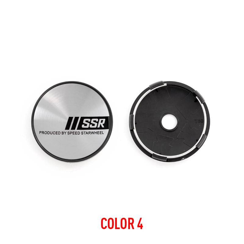 ASL1 4PCS/lot 60MM EXECUTOR SSR Car Wheel Center Hub Caps Car Emblem Badge Logo Wheel Center Cap Label Car Styling Accessories