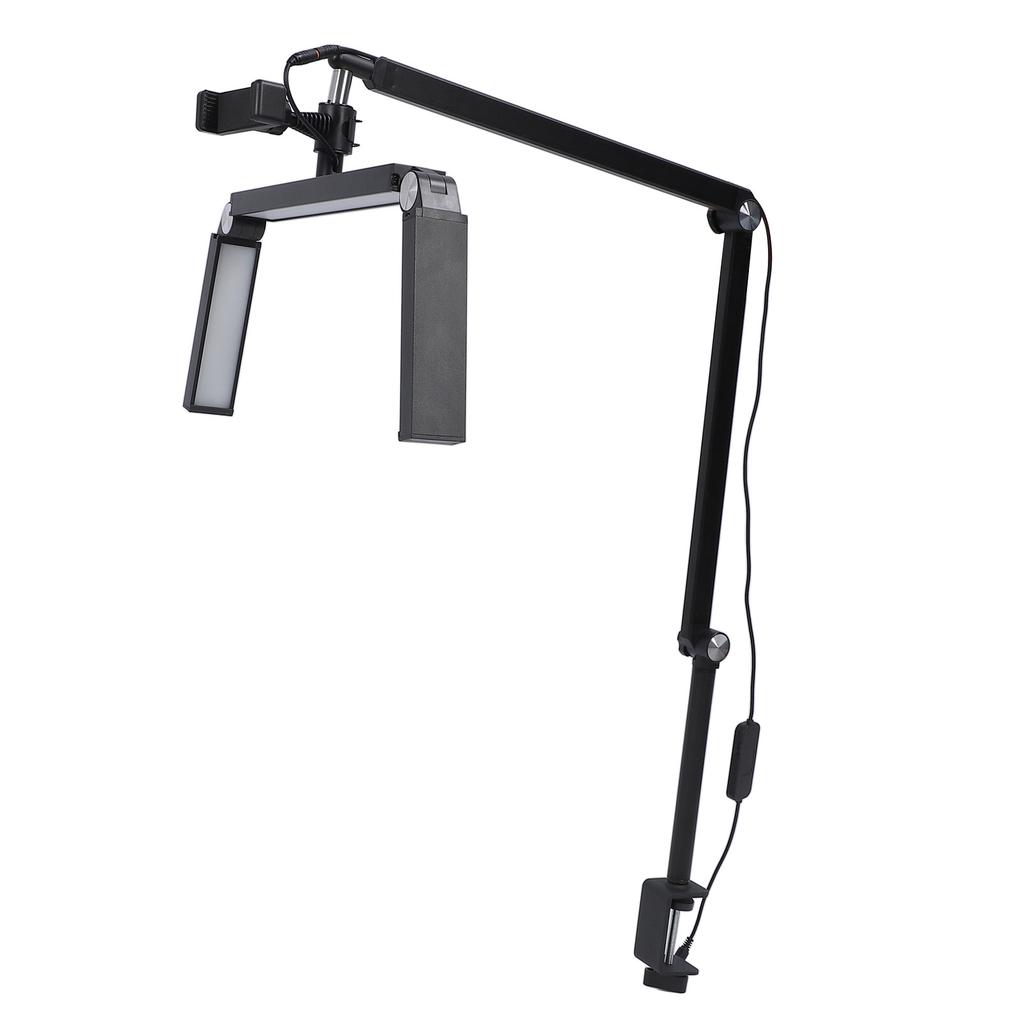Luce LED per Manicure 30W 3200-5600K 2400LM 120 LED Lampada da Scrivania per Manicure 10 Livelli di Luminosità Pieghevole Rotazione a 360 Gradi UK