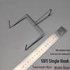 ZISIZ 304 Stainless Steel Rotary Oven Roast Hooks (10-pack)
