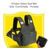 Children Motorcycle Safety Adjustable Seat Belt Electric Vehicle Safety Strap For Kids Fixed Safety Harness