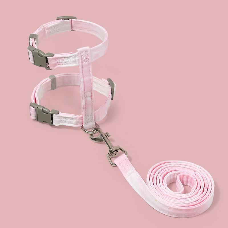 Cat Traction Rope I-shaped Gradual Change Chest Strap Adjustable Anti-break Free Cat Pet Traction Rope Chain