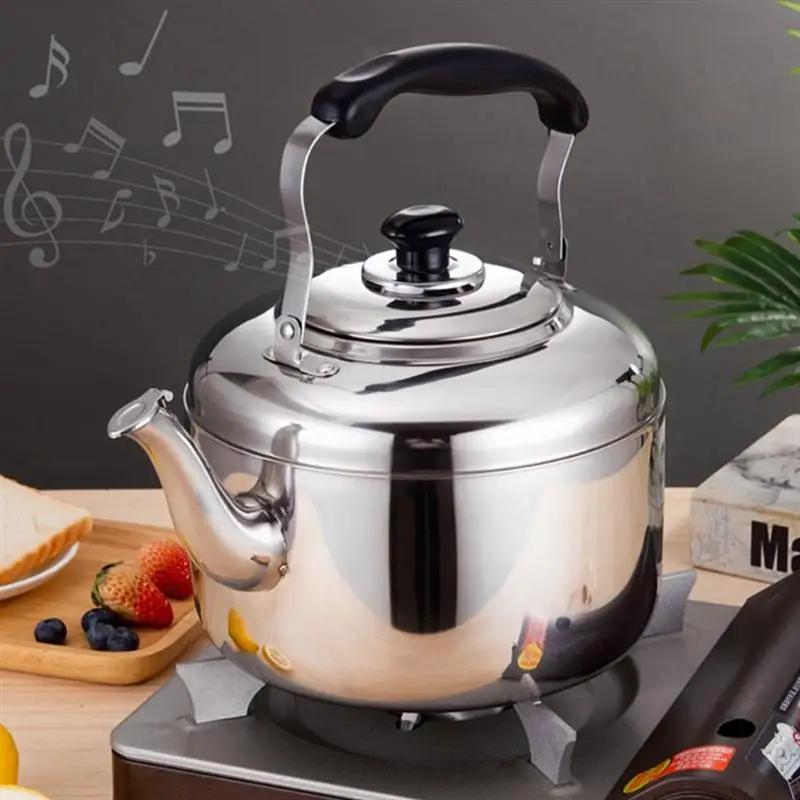 Kettle Tea Water Stove Whistlingstove Stainless Steel Teapot Pot For Hotboiling Pots Gas Coffee Induction Camping