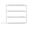 220v 63mm 36 8W PVC 4 Pipes Growing Kit Water Pump Tube Set White Garden Tools Plant Sites Wall-mounted Hydroponic Nursery Pots Rack