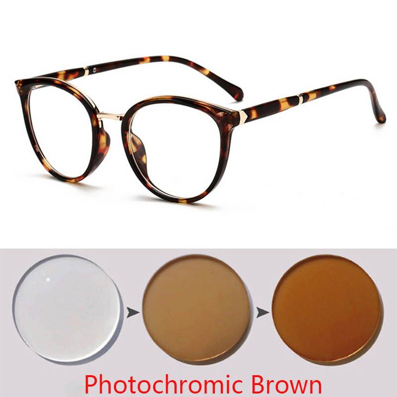 Spring Leg Anti-blue Light Oval Prescription Eyeglasses Women TR90 Cat Eye Short-sight Eyewear Diopter 0 -0.5 -0.75 -1.0 To -6.0
