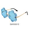 Sunglasses for Women, New European and American Style, Unique Frameless Floral Sunglasses, High-end Street Style, Hip-hop Eyewear