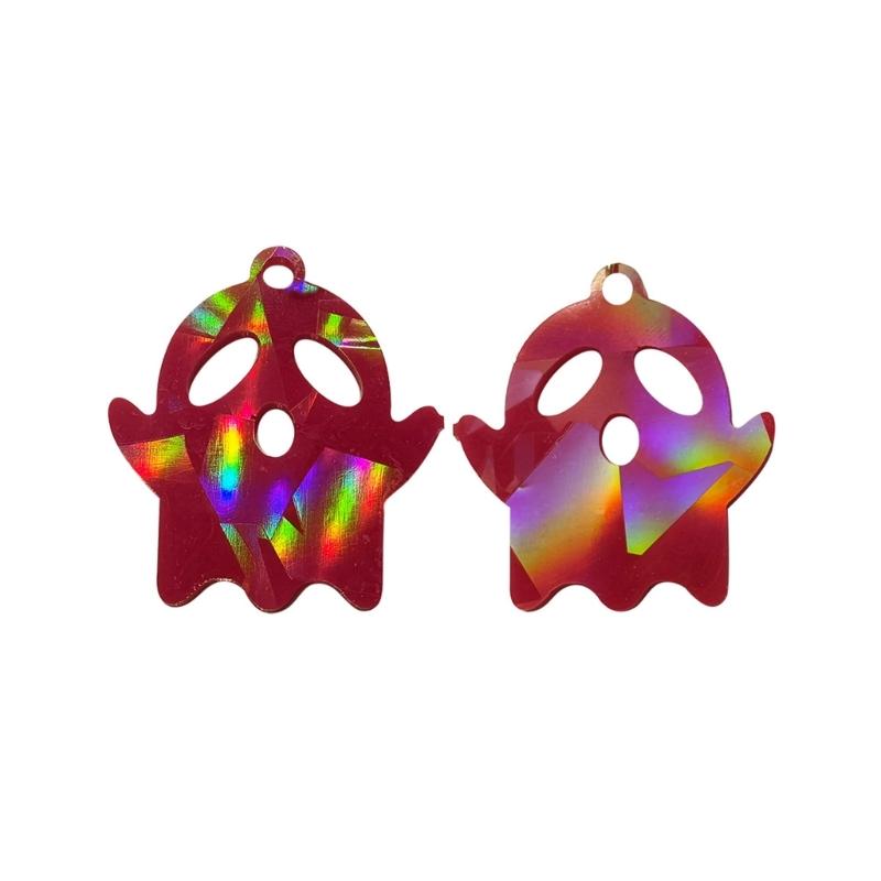 Silicone Cute Specter Holographic Molds Light Shadow Earrings Pendant Mold DIY Ornaments Jewelry Epoxy Crafting Mold