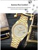 ORSGA Men's Luxury Quartz Watch with Star Design and Colored Diamond Accents