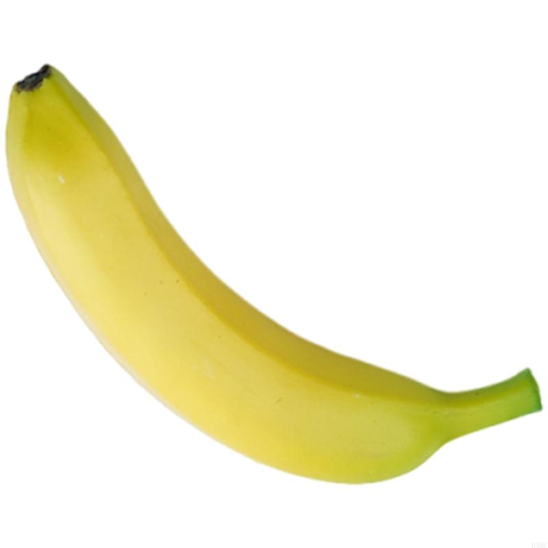 דגמי בננה מלאכותיים סימולציה ריאליסטית קישוט פירות לבית קישוט חתונה ותצוגה בחלון ראווה