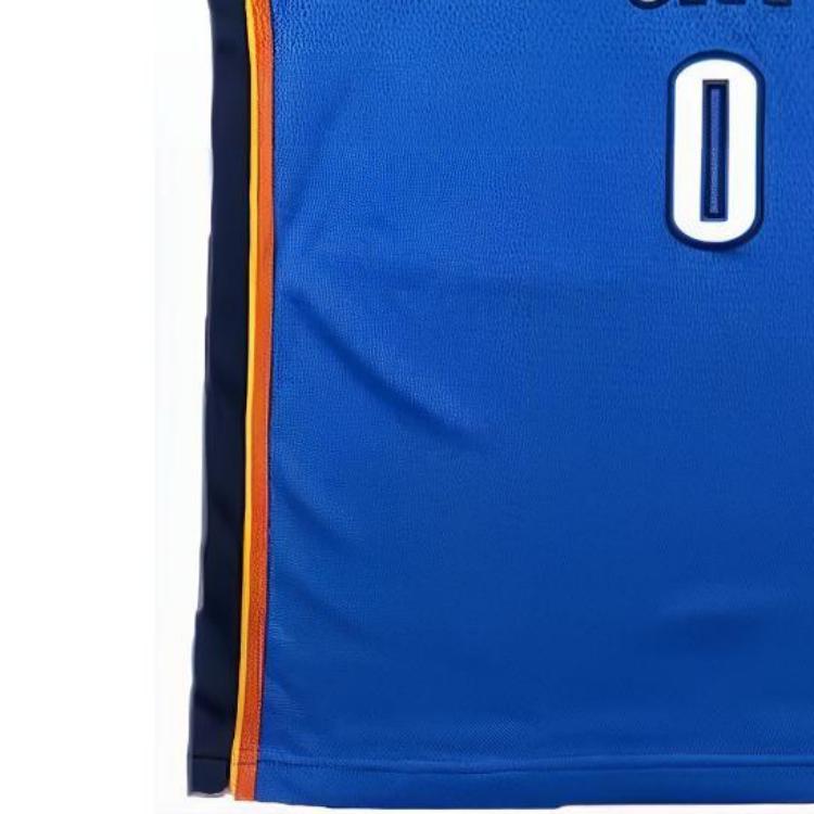 Nike Swingman Letter And Number Print Sports Basketball Jersey Kids Tops Blue 9Z2B7BZ2P-WESTBROOK
