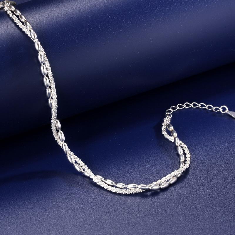 Gypsy Double-layer Bracelet Women's Simple and Versatile Sparkling Doudou Jewelry Bracelet Girls Gift