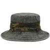 Spring and Summer Men's Bucket Hat Cotton Washed Foldable Shade Hats Casual Outdoor Camping Hat Hiking Hats