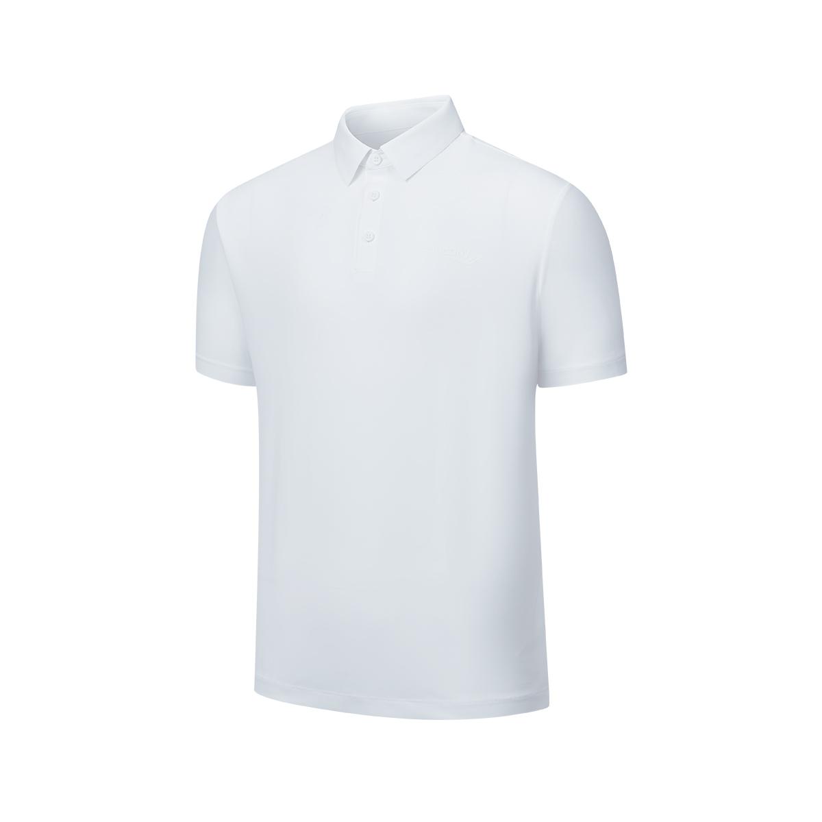 

Saucony Lightweight Breathable Short Sleeve Polo Shirt Men tops Pure-White SA2259SP05C-WT023 L
