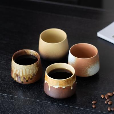 200 ml keramiske krus i japansk stil, kreativt vintage kaffekrus, lett luksus hjemmekontor ettermiddagste-kopper, drikkekar for vann, gave