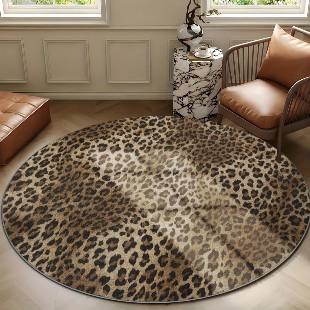 Gouden Luipaardprint Vloermat - Creatief Dierenontwerp Vloerkleed - Binnen Huisdecoratie Slaapkamer Woonkamer Café Entree Vloerkleed