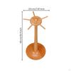 Wind Chime Stand Wooden with Base Tabletop Holder Hooks for Collectors, Desk,