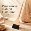 Wide Brush Bristles Bamboo Tinting Comb Bamboo Salon Coloring Tool  Hair Dye DIY Styling