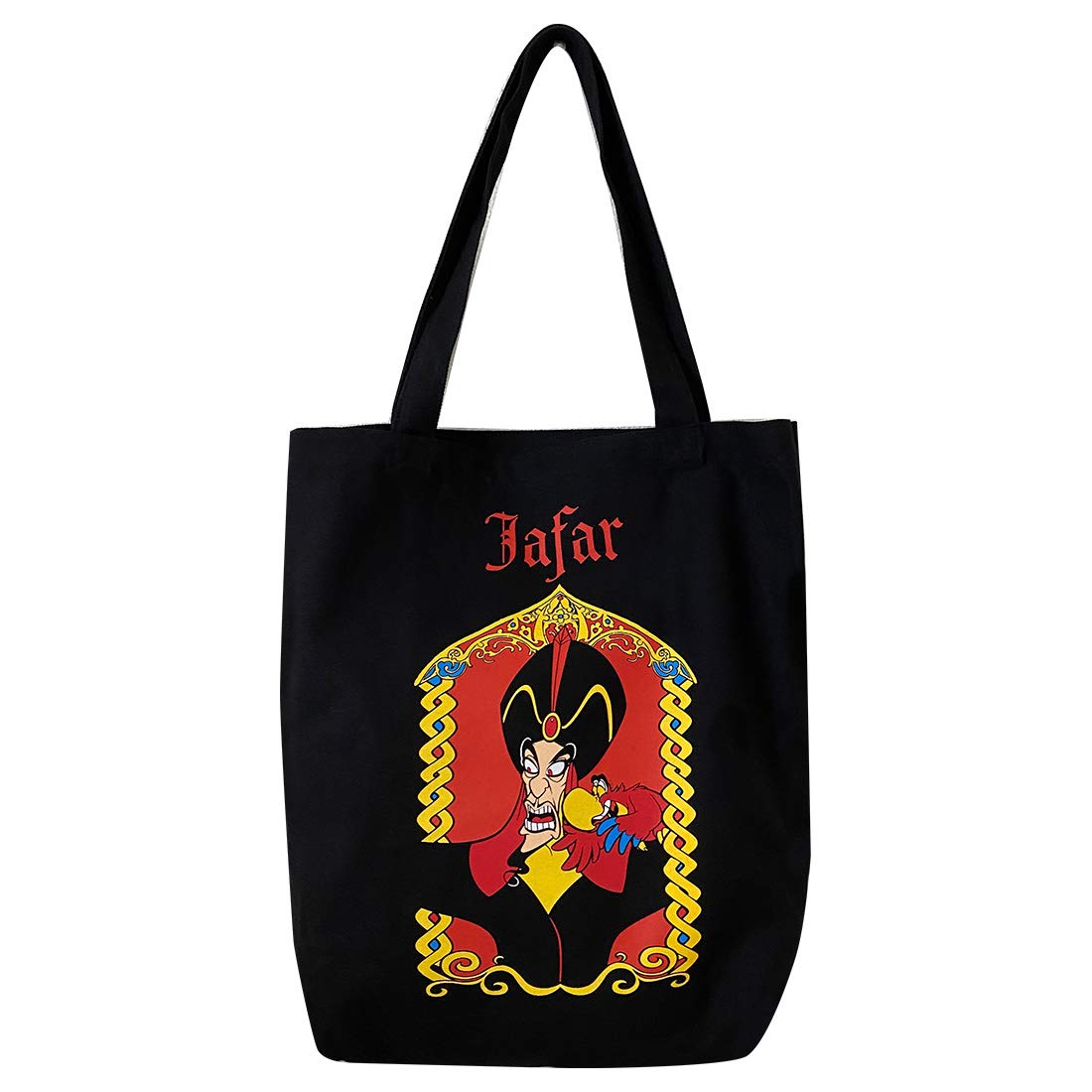 

Disney Nostalgica Aladdin Color Tote Bag, Jafar, APDS5331N, Black
