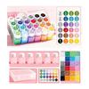 24 Color Bean-packing Material Package Color Label Stickers Bean Storage Box  Children Toys