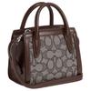 Coach Andrea 15 Brand Logo Zipper Closure Exquisite Calfskin Shoulder Crossbody Tote Bag Mini Women handbags Oak Maple CU986-SVS8S