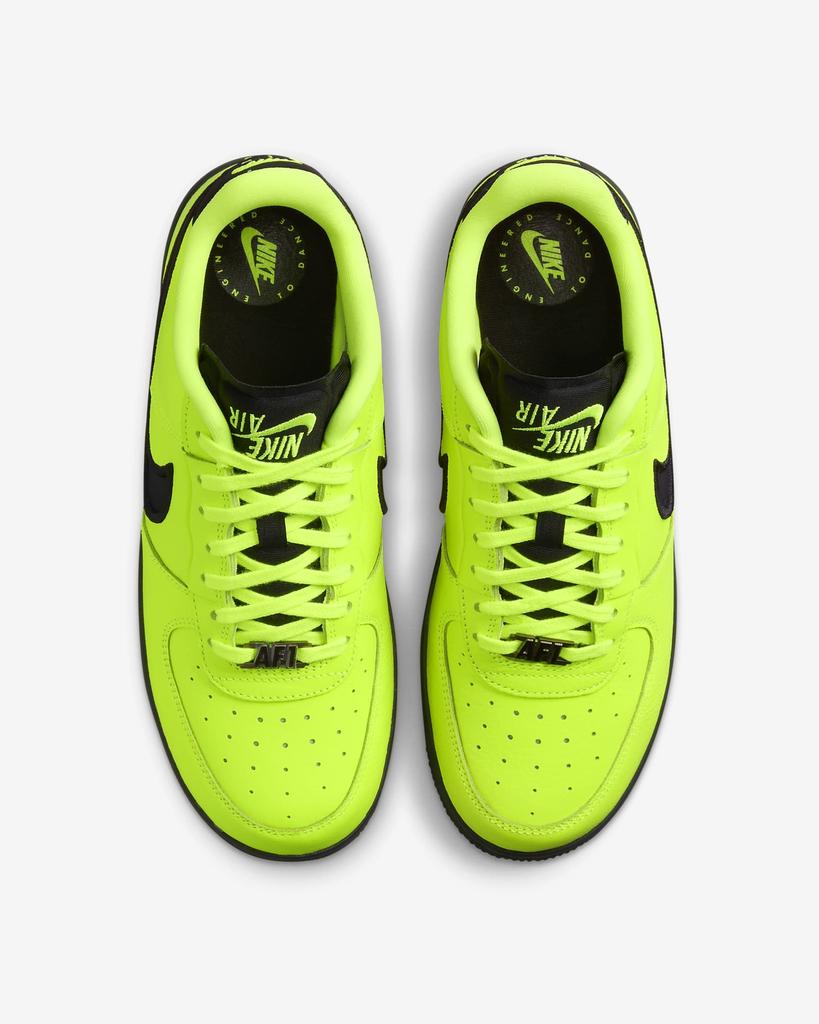 FJ7409-700 Nike Air Force 1 Low Dance Volt and Black (Women's)