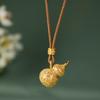 Women's Summer Long Gourd Pendant Necklace