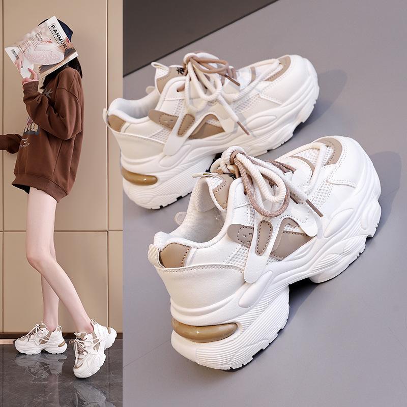 Dad Shoes Girl Spring and Autumn 2025 New Korean Version Versatile Student Running Sneakers Platform Shoes HHX-G27