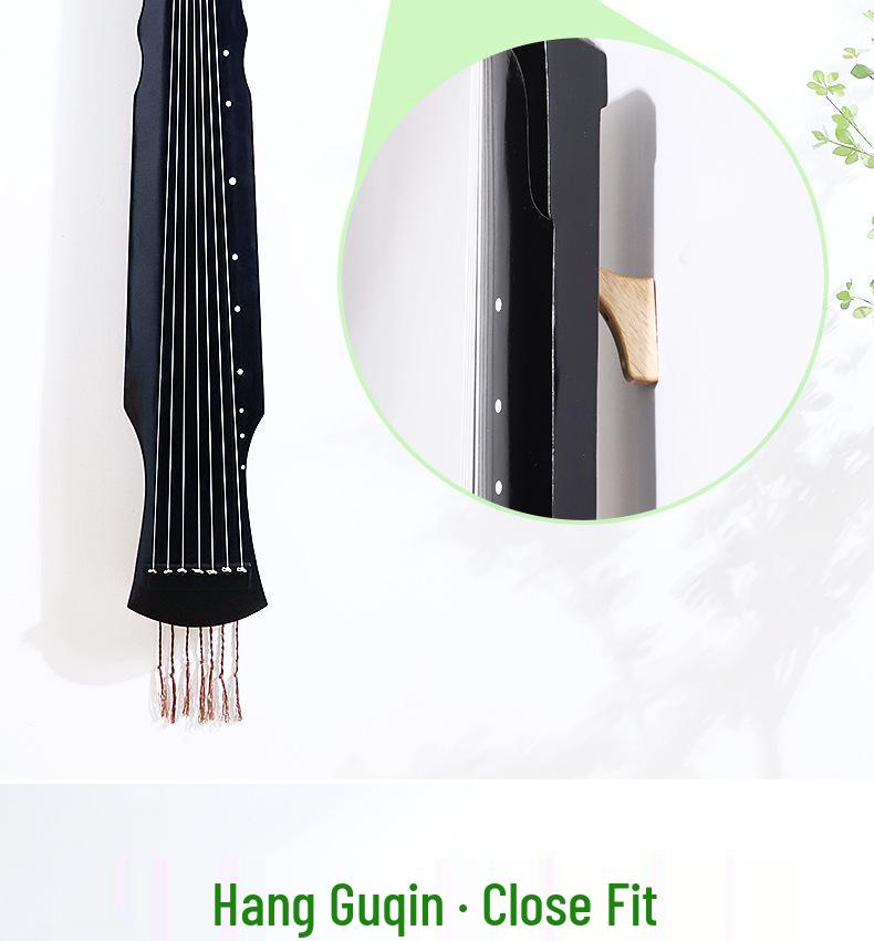 Massivholz Guqin Wandhalterständer & Haken für Zubehör