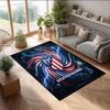 Atletico Madrid Printed Flannel Area Rug Non Slip Soft Polyester Floor Carpet Indoor Decor Mat for Bedroom Living Room Sofa Game Room Home Decoration