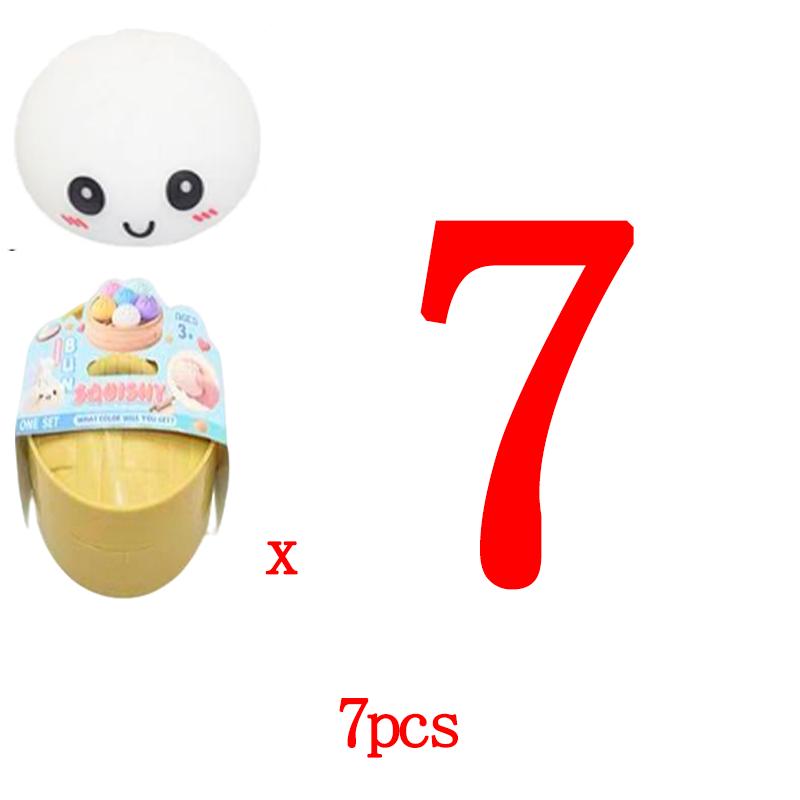 Steamed Stuff Bun Anti-Stress Ball Fidgets Durable Toy Dumpling Squishies Soft Slowing Rebound Foam Durable Toy Ultra-Soft Decompression