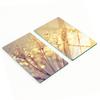 Durable and Stylish Glass Kitchen Boards with Dandelion Pattern 2x30x52 Cm