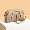 Small Square-shaped Lady's Lightweight Single-shoulder Pleated Mini Change Purse Mobile Phone Bag Shoulder Bag