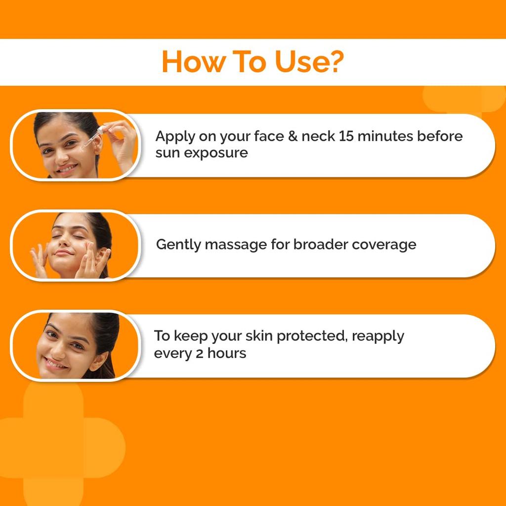 The Derma Co Hyaluronic Acid Sunscreen Serum SPF 50 With Niacinamide Lightweight Non Greasy Daily Sun Care 30 ml