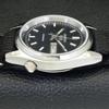 MENS VINTAGE REFURBISHED SEIKO 5 AUTOMATIC JAPAN BLACK DIAL WATCH A440545-4 Sk-a440545