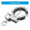 Upgrades Steel Bridge Mount Cable Pulley 65mm Large Opening Smooth Spindles Roller for Electrical Conduits Installation
