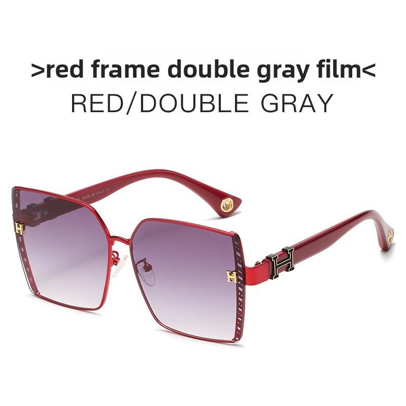 Fashion Uv400 Sunglasses For Women With Yellow Lenses And Red Fullframe For Outdoor And Parties