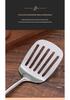 304 Stainless Steel Kitchen Utensil Set: Hollow Handle Spatula, Slotted Spoon, Frying Pan Spatula, Flour Sieve, Soup Spoon, Rice Spoon.