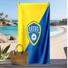 Leeds United Football Print Beach Towel, Large Soft Quick Dry Towel for Beach Camping Swimming