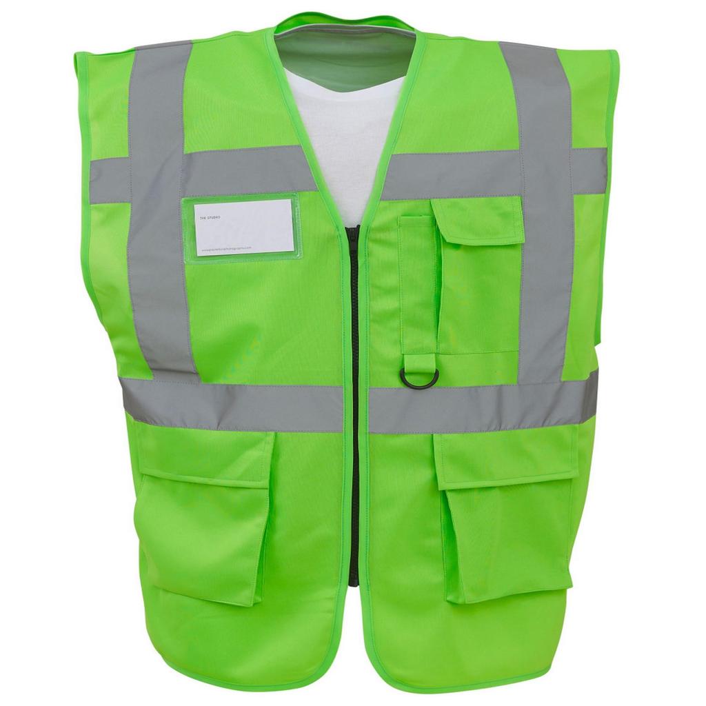 Yoko Hi-Vis Premium Executive/Manager Waistcoat / Jacket