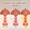 Xiaomi 1pc Retro Mushroom Table Lamp, Touch Control Aesthetic Bubble Bedside Lamp, Dimmable Decor Desk Lamp for Bedroom Home Decor Gift