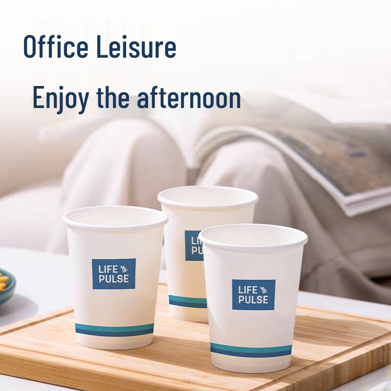 Deli Disposable White Paper Cups