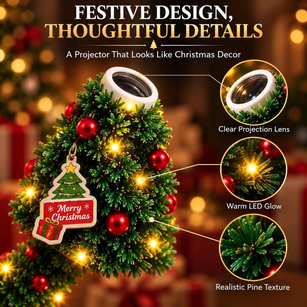 USB Powered Christmas Projector Lights Christmas Tree Christmas Tree Light  Home Decor