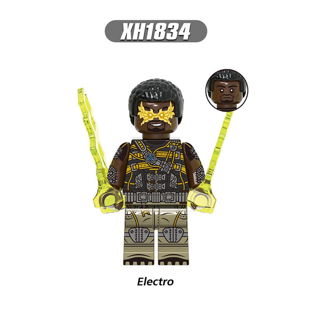 Montajlı Yapı Taşı Marvel Süper Kahraman Örümcek Adam Minifigure Çocuk Eğitici Oyuncak